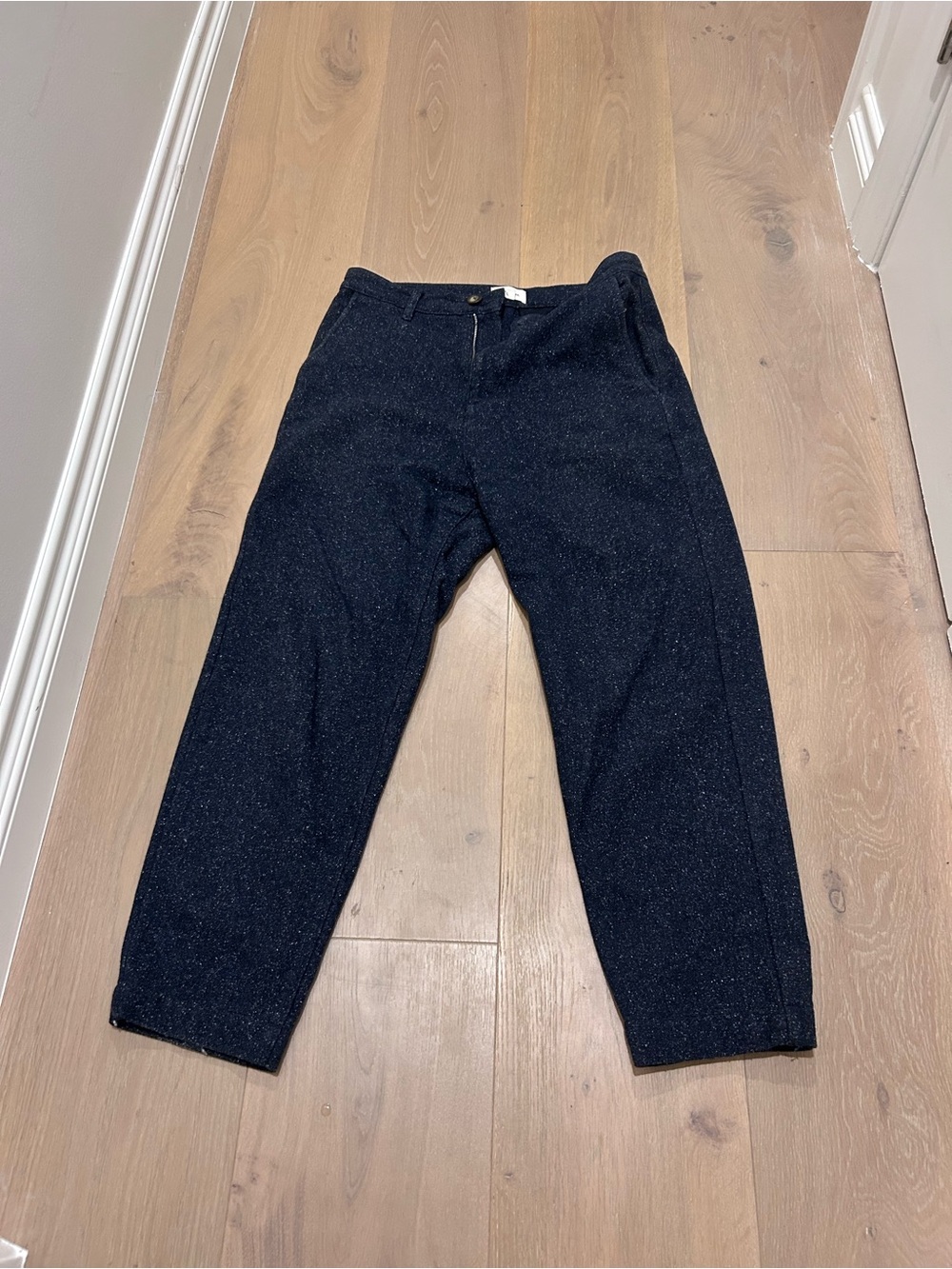 Octobre Editions Navy Speckled Pants